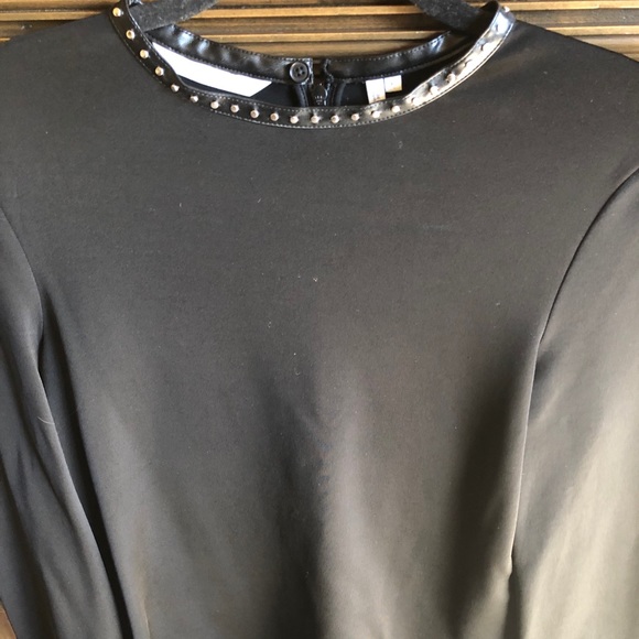 Helmut Lang tunic with leather and grommet - Picture 2 of 3